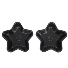 Ustensile de cuisson en acier au carbone, 2 pièces, 13,2 x 13,2 cm