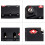 Customs Lock Zipper Bags Fixed Lock Fixed Safety Lock Authentication Password Lock Black 2