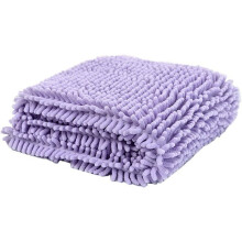 Pet Towel Ultra Absorbent Dog Drying Towel Microfiber Chenille Dog Bath Towel Hand Pockets Washable Quick Dry 35 x 60cm