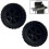 For Durable 6-inch BBQ grill wheels (with/without cap) - 2-pack, Easy to move 6