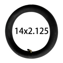 14x2.125/2.50 Butyl Rubber Inner Tube with a Bent Valve Stem for Electric Bike