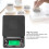 Bilancia digitale per caffè con timer e tappetino in silicone impermeabile 5