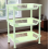 3-Tier Rectangular Plastic Storage Rack - Adjustable Shelves, Heavy-Duty Bathroom/Kitchen Organizer with Wheels (Floor Standing, Space-Saving) 4