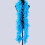 Bandes de plumes bleues 200 cm 1 pièce 1