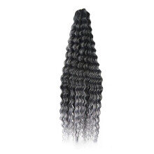 30-Inch Deep Twist Synthetic Hair Extension with Heat-Resistant Fiber for Natural Long Curls and DIY Styling