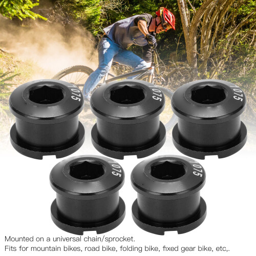 5pcs 7075 Aluminium Crankset Bolts Kit 2