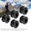 5pcs 7075 Aluminium Crankset Bolts Kit 12
