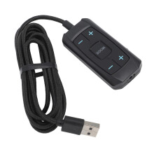 7.1 Carte sound USB, adaptateur audio externe portable pour PC & PS5