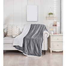 Lamb Wool Throw Blanket 100x150cm Ultra-Soft Lightweight