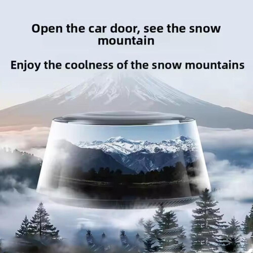 Smart Car Fragrance Diffuser Auto Freshener Cloud Mist With Exquisite Light Decorative Type-C Diffuser Rechargeable 1