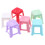 NICEXMAS Mini Dollhouse Accessory Plastic 6Pcs 1.6In 4