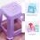 NICEXMAS Mini Dollhouse Accessory Plastic 6Pcs 1.6In 7