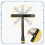 Snow Brush with Ice Scraper 3-in-1 Pivoting Head 8