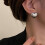(Silver) Vintage Silver Heart Stud Earrings - Christmas Gift 4
