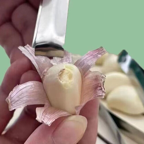Stainless Steel Garlic Peeler Set 2-Piece 2