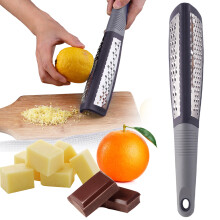 Stainless Steel Double-sided Kitchen Grater for Cheese Vegetables and Potatoes Versatile Food Grating Tool for Home and Restaurant Use Random Color