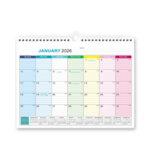 2026 Minimalist Wall Calendar with Clean Design Large Date Squares for Home Office Planning and Organization