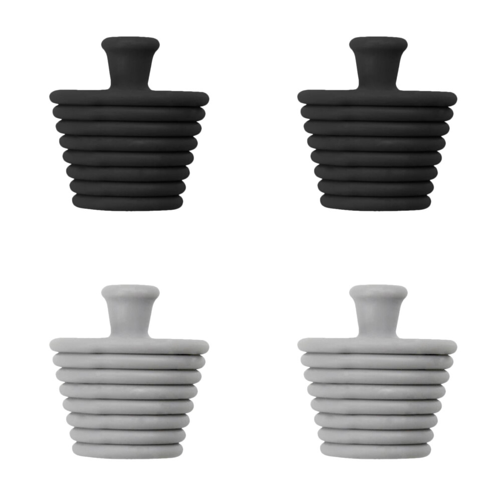 4Pcs Bathtub Stopper Sink Stopper Tub Plug Bathroom Shower Drain Plug Silicone Bathtub Drain Plug Tub Drain Stopper Washbasin Stopper 9464372700400