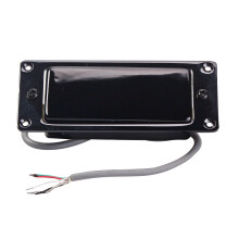 1 jeu de micros humbucker noirs en métal pour guitare basse, conception scellée, haute performance, 9,4 x 3,8 x 2 cm