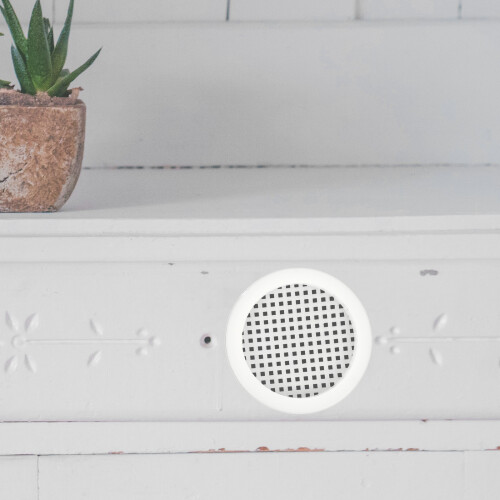 200 Pcs Plastic Hole Plug Handle Wire Airtight Curler Lid White 1