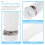 Pool Hose Set Pump Filter Replacement Swimming Cleaner Drain Vacuum Pipe 6