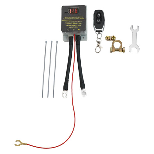 200A 12V Car Battery Isolator Switch Efficient Power Isolation Remote Control 2