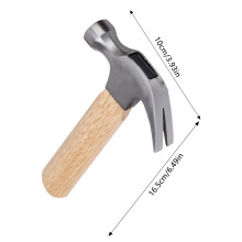 (Green hill wood short handle horn hammer) Wood Claw Hammer for Construction & Machinists
