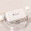 (Milky White, L) 7-Comp Mini Pill Box for Vitamins & Meds 1