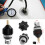 (Black) Inflatable Boat Pump Adapter for Kayak & Canoe 4