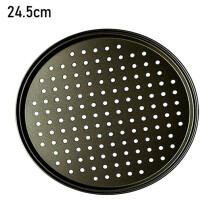 (Punch) Non-Stick Pizza Pan with Holes - Carbon Steel