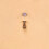 Opal Belly Button Ring Titanium 14G 12mm 8