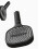 13CM Large Panel Shower Head 3 Modes Shower Replacement Universal-Black 2