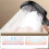 13CM Large Panel Shower Head 3 Modes Shower Replacement Universal-Black 7