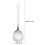 2 τεμάχια από ανοξείδωτο ατσάλι με σχισμές, ασημένια σκεύη κουζίνας, ασφαλή για 2