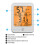 Digital LCD Thermometer Hygrometer Indoor Room Temperature Humidity Meter Sensor-B White Backlight 3