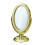 Vintage Golden Oval Mini Mirror 1 Set 1.8 x 1 in 4