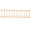 1Pcs Dollhouse Railings Rectangular Handrail 12 x 3 x 0.3 in 4