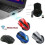 4 Colour WIRELESS CORDLESS 2.4 GHz MOUSE USB DONGLE OPTICAL SCROLL PC LAPTOP MAC-Silver 2
