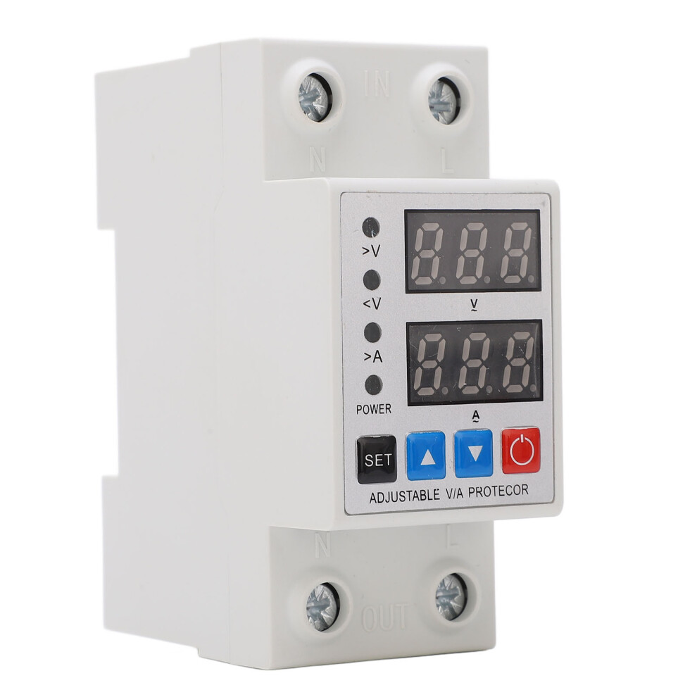 Adjustable Voltage Output Stabilizer Overvoltage Protector Device Intelligent Current Regulation Manual Reset Option Low Energy Usage Robust 9357860181310