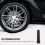 Black Plastic Tire Valve Stem Extender 39mm 4 pcs 5