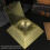 Bronze Pyramid Ashtray Alloy 5.0x5.0x4.5in Rustproof Elegant Pattern 8