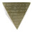 Bronze Pyramid Ashtray Alloy 5.0x5.0x4.5in Rustproof Elegant Pattern 12