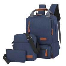 Rucsac pentru laptop, geantă crossbody, geantă de mână, set rucsac - combinație 3 în 1, material Oxford rezistent la apă pentru bărbați și