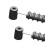 Black Foosball Score Counter Strip 2 pcs 6