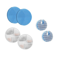 Cat Water Fountain Sponge Filters, Replacement Foam Filters Compatible with 67OZ/2L Stainless Steel Pet Dog Drinking Fountain (2 Set)