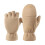 Winter Fingerless Gloves Convertible Flip Top Thermal 2