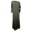 Elegant Women's Dubai Style Chiffon Pullover Robe with Pleated Design and Solid Color 7