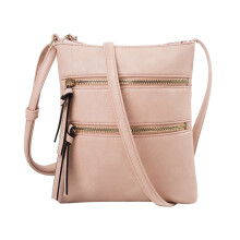 Viacvreckové crossbody kabelky pre ženy, nastaviteľná moderná taška cez rameno, ľahké vegánske kožené peňaženky
