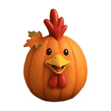 Farm and Pumpkin Figurine Set with Vintage for Home Decor and Thanksgiving Table Centerpieces