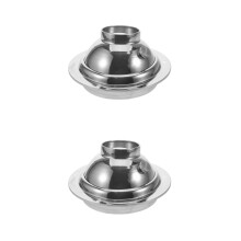 2pcs Stainless Steel Wall Vent Cover for Kitchen/Bathroom, Adjustable, Easy Install, Compatible with Standard Vents